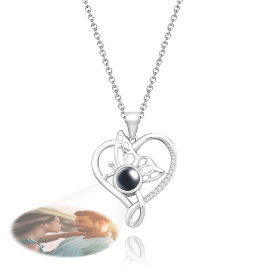 Personalized Butterfly Photo Projection Charm