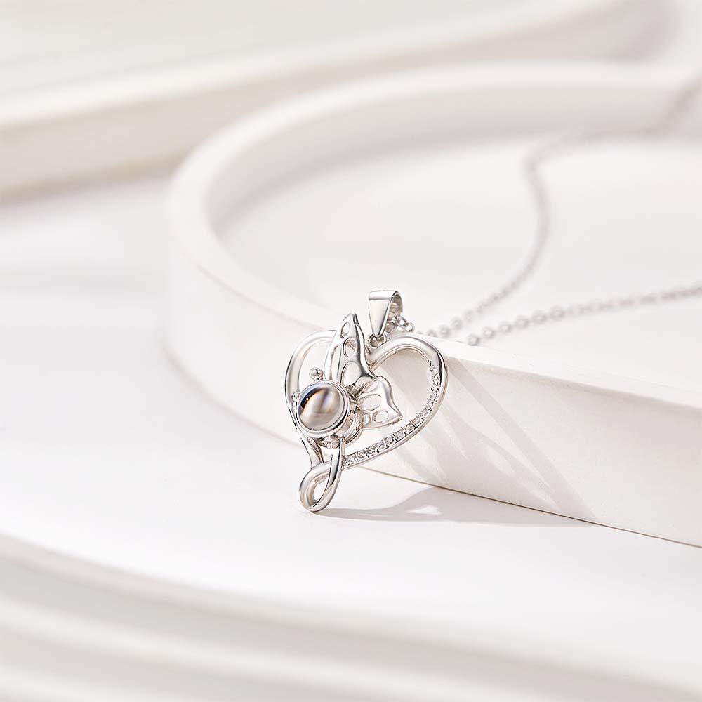 Personalized Butterfly Photo Projection Charm