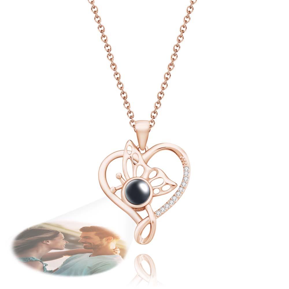 Personalized Butterfly Photo Projection Charm