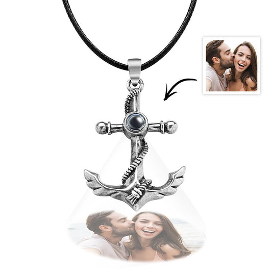 Personalized Anchor Photo Projection Charm