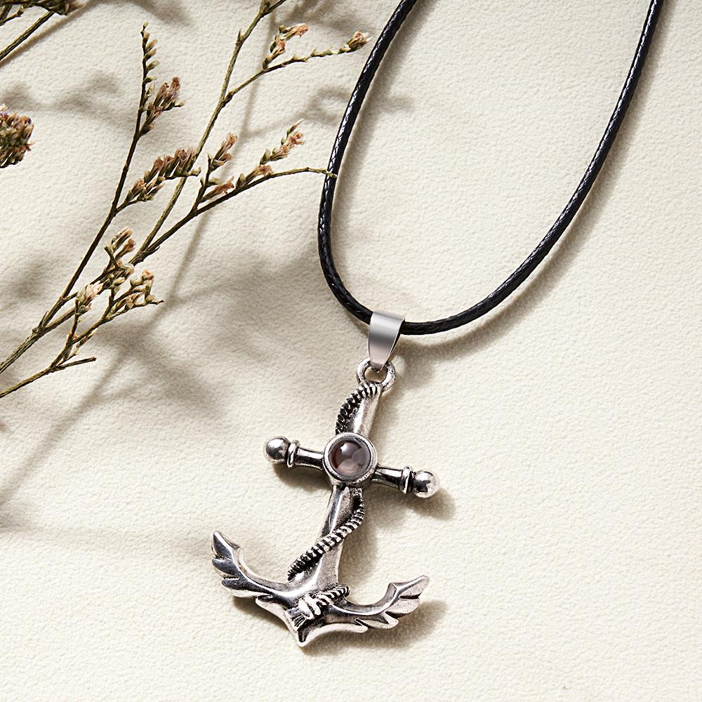 Personalized Anchor Photo Projection Charm
