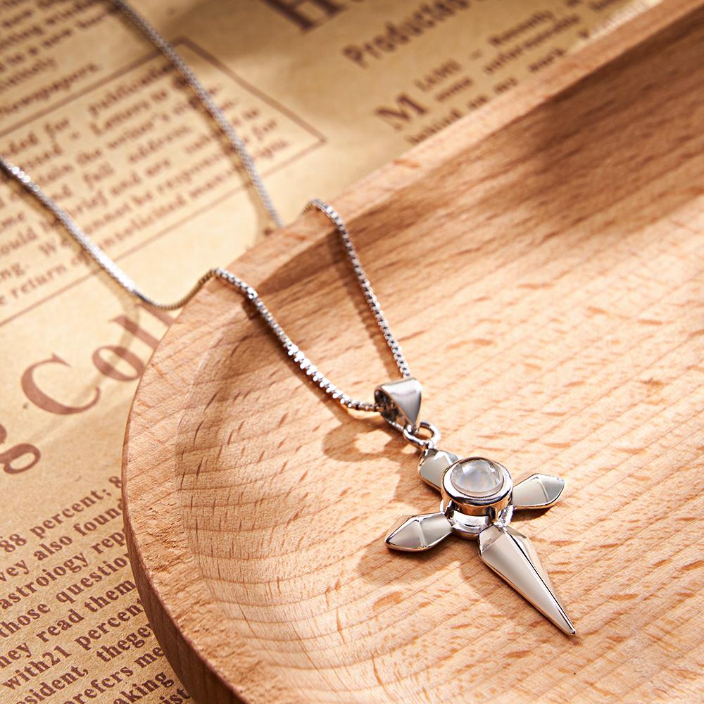 Personalized Sword Projection Charm - gift for who lost a loved one