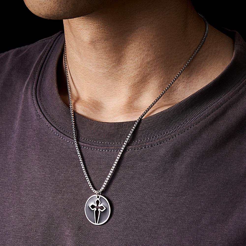 Personalized Sword Projection Charm - gift for who lost a loved one