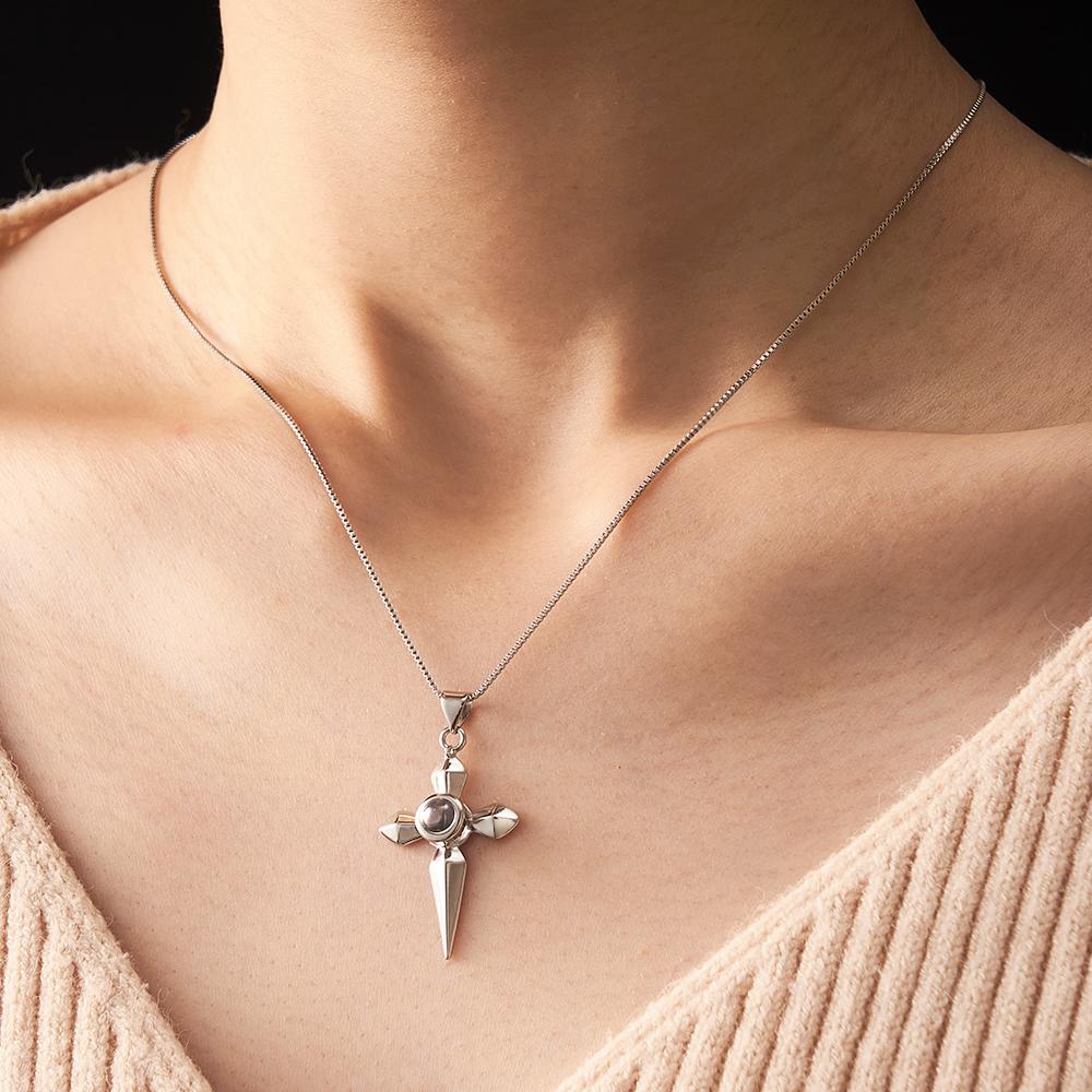Personalized Sword Projection Charm - gift for who lost a loved one