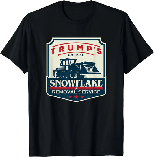 Trump's Snowflake Removal Service - Funny Donald Trump 2024 T-Shirt Streetwear T Shirts for Men Camiseta Hombre T-shirt & Hoodie