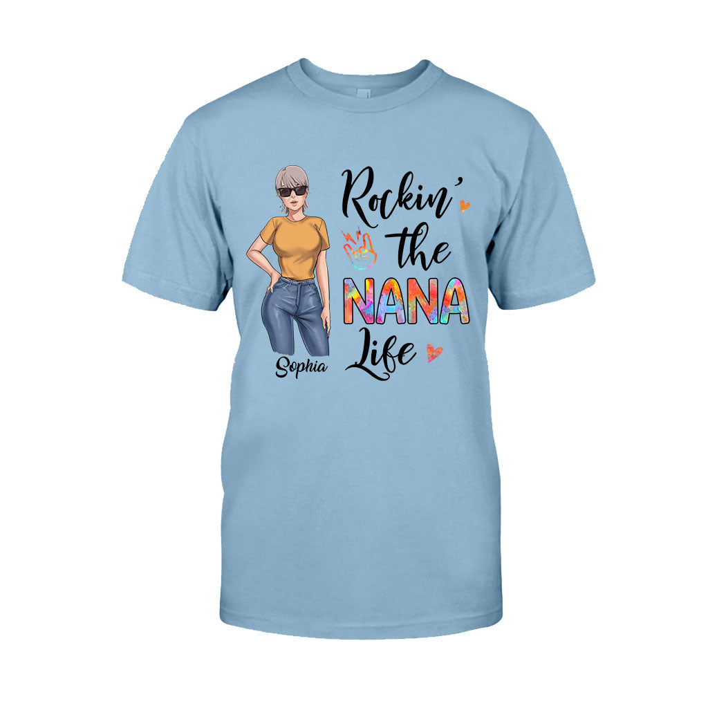 Rockin' The Nana Life - Gift for grandma, mom - Personalized T-shirt And Hoodie