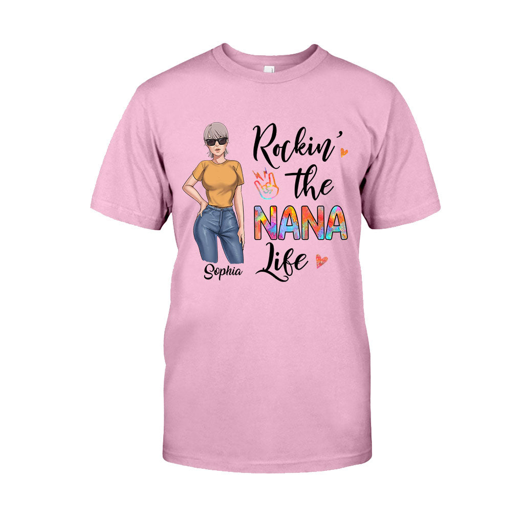 Rockin' The Nana Life - Gift for grandma, mom - Personalized T-shirt And Hoodie