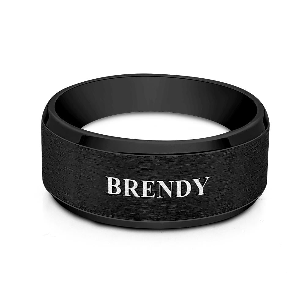 Stainless Steel Men's Stainless Steel Men's Ring - Personalized Ring
