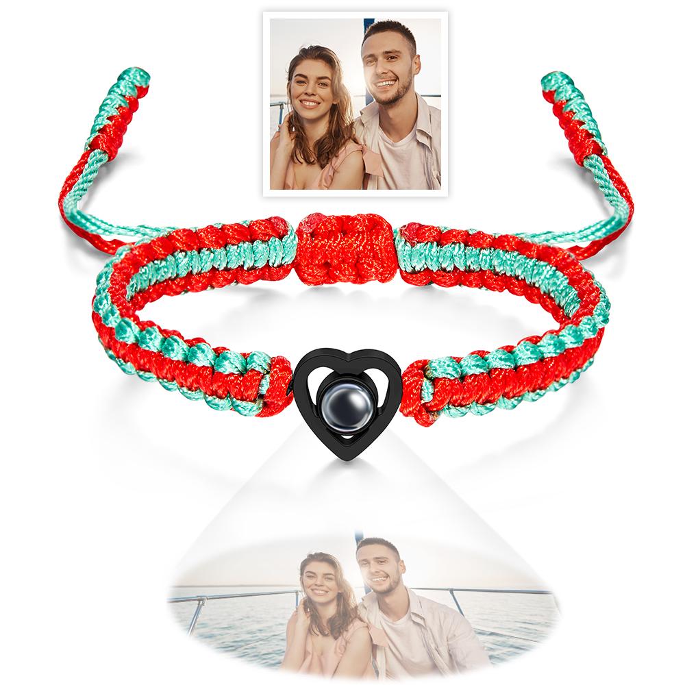 Personalized Weave Heart-shaped Photo