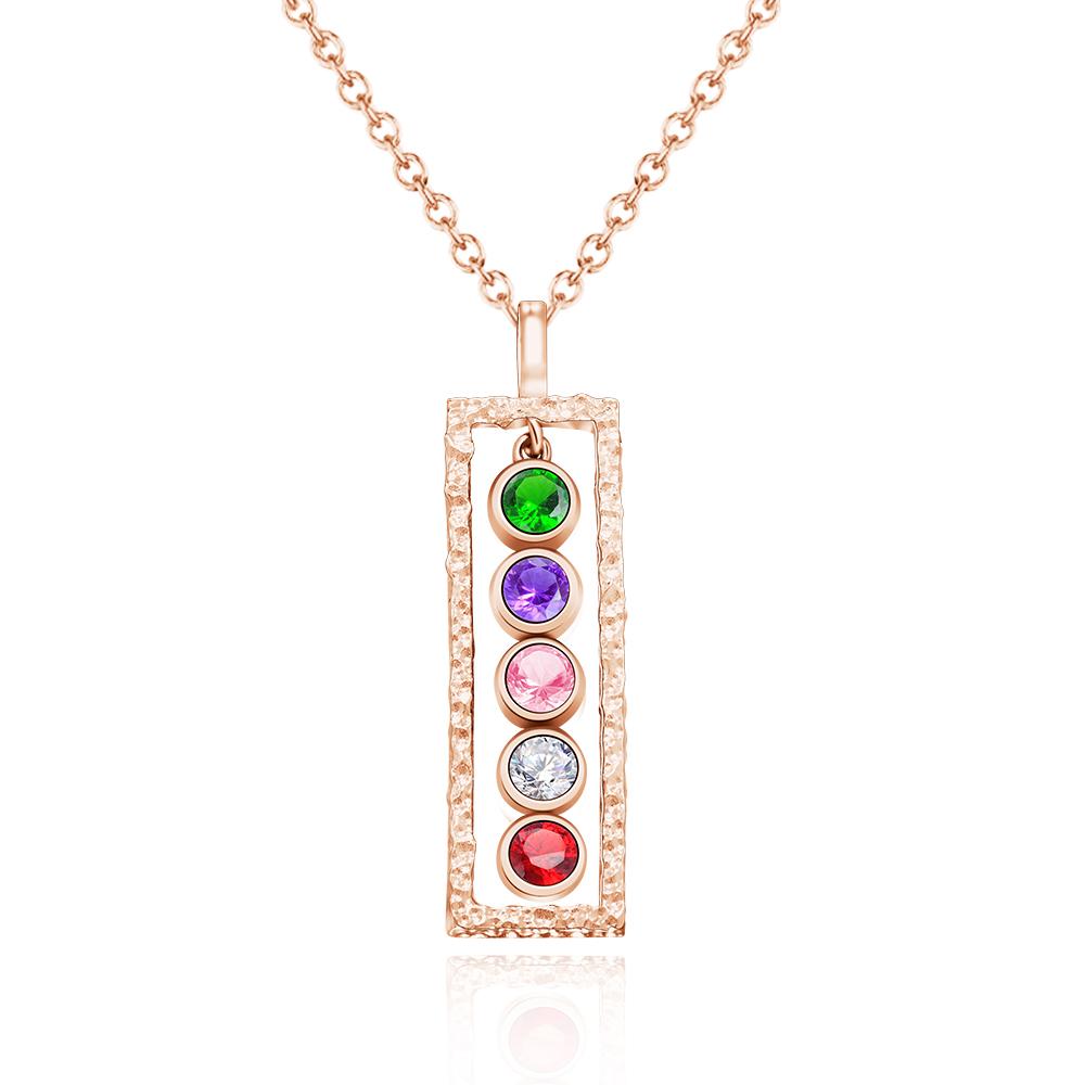 Personalized Birthstone Charm