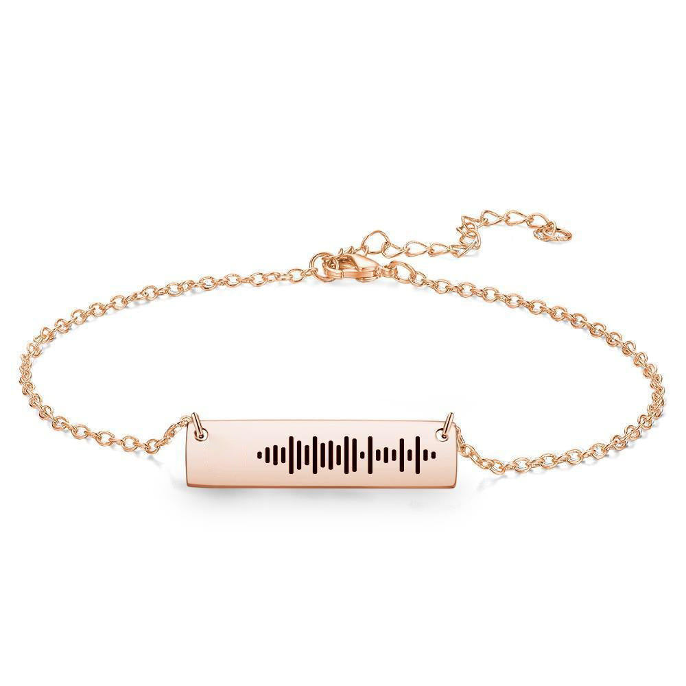 Personalized Music Code Anklet