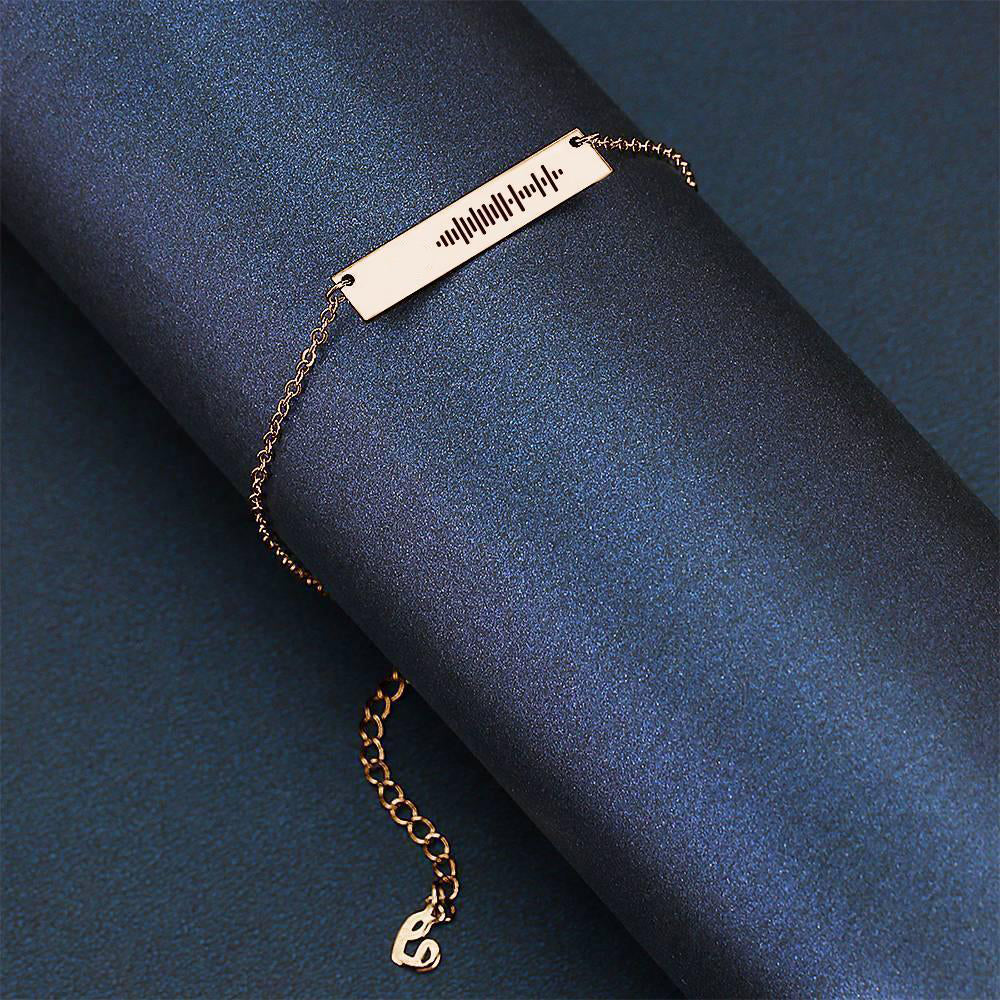 Personalized Music Code Anklet