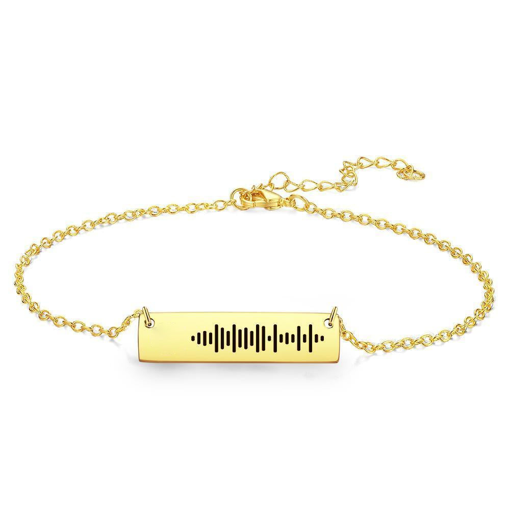 Personalized Music Code Anklet