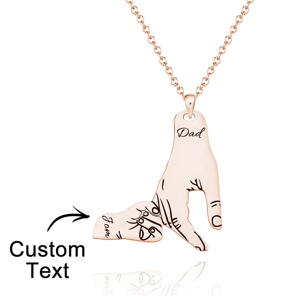 Personalized Engraved Big Hands Small Hands