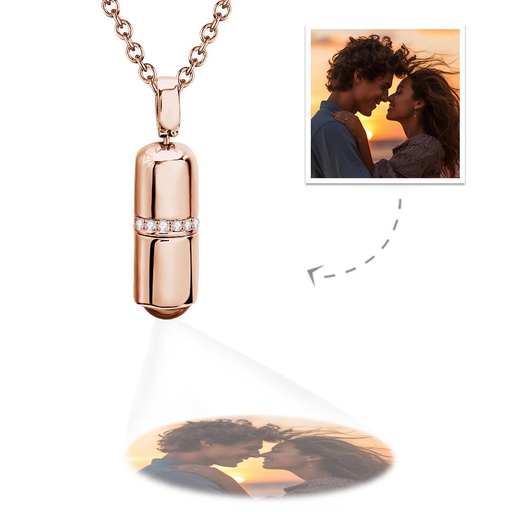 Personalized Creative Pill Projection Charm