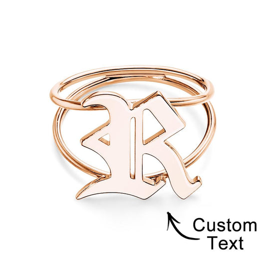 Old English Initial - Personalized Old English Initial