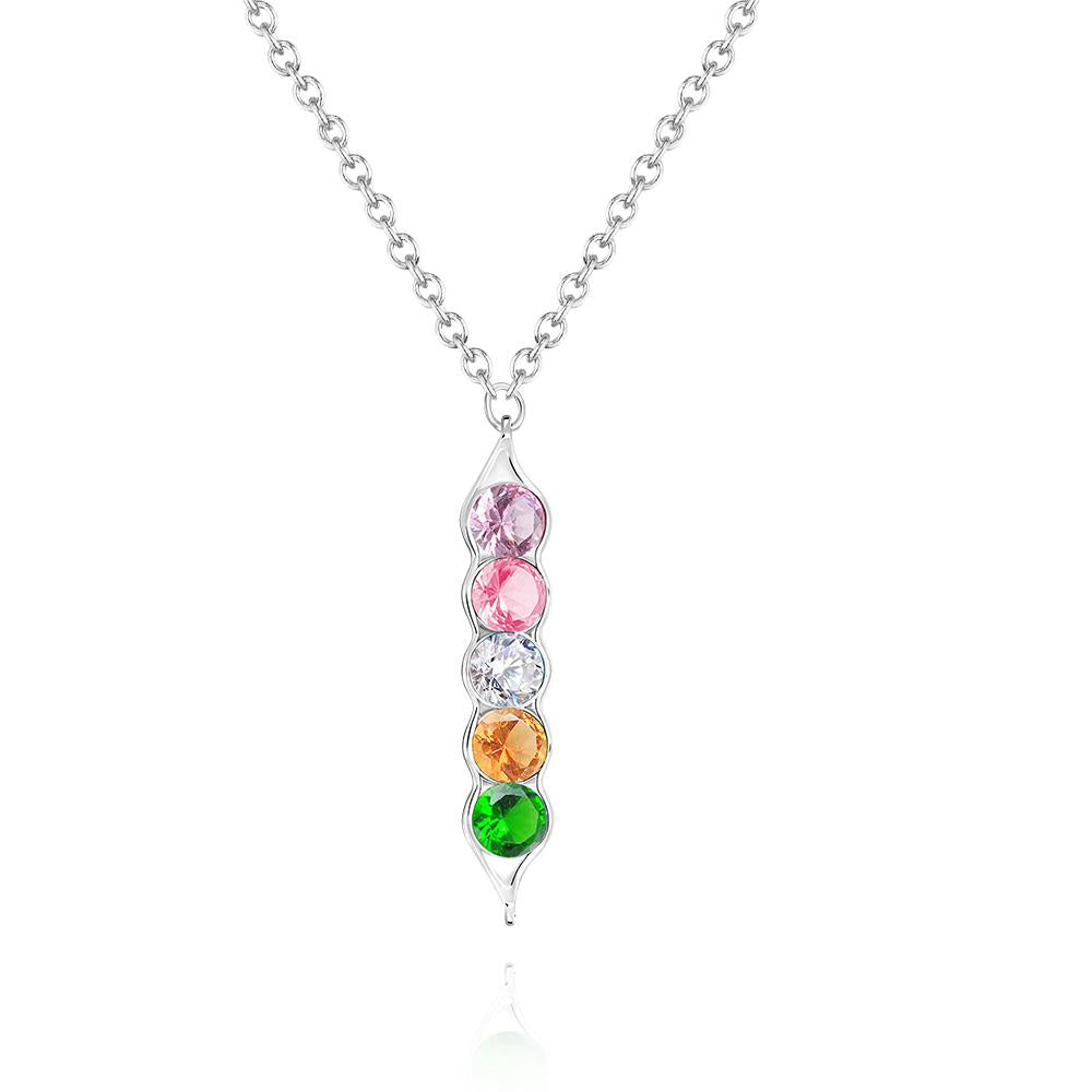 Pea In The Pod - Personalized Family Birthstone Necklace