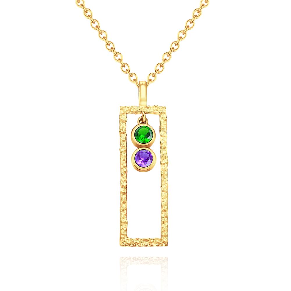 Personalized Birthstone Charm