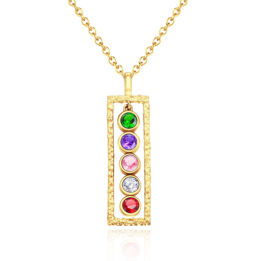 Personalized Birthstone Charm