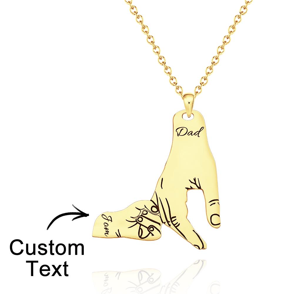 Personalized Engraved Big Hands Small Hands