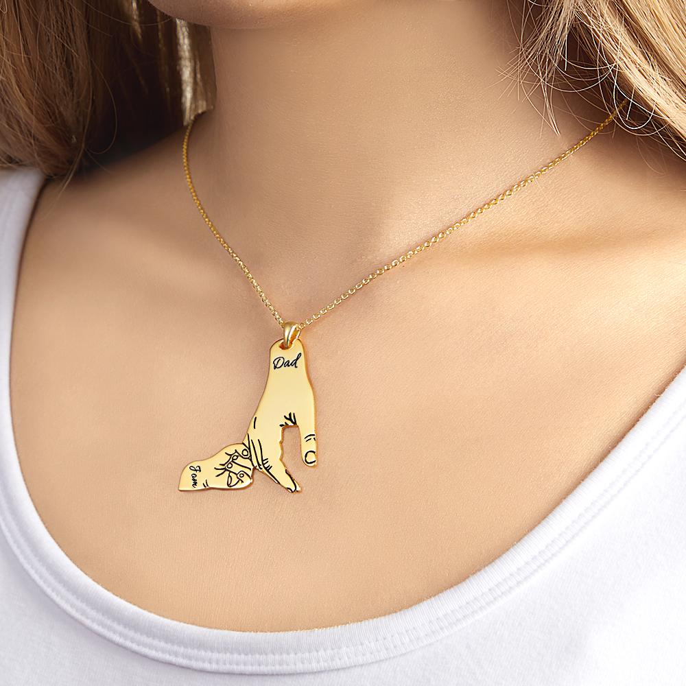 Personalized Engraved Big Hands Small Hands