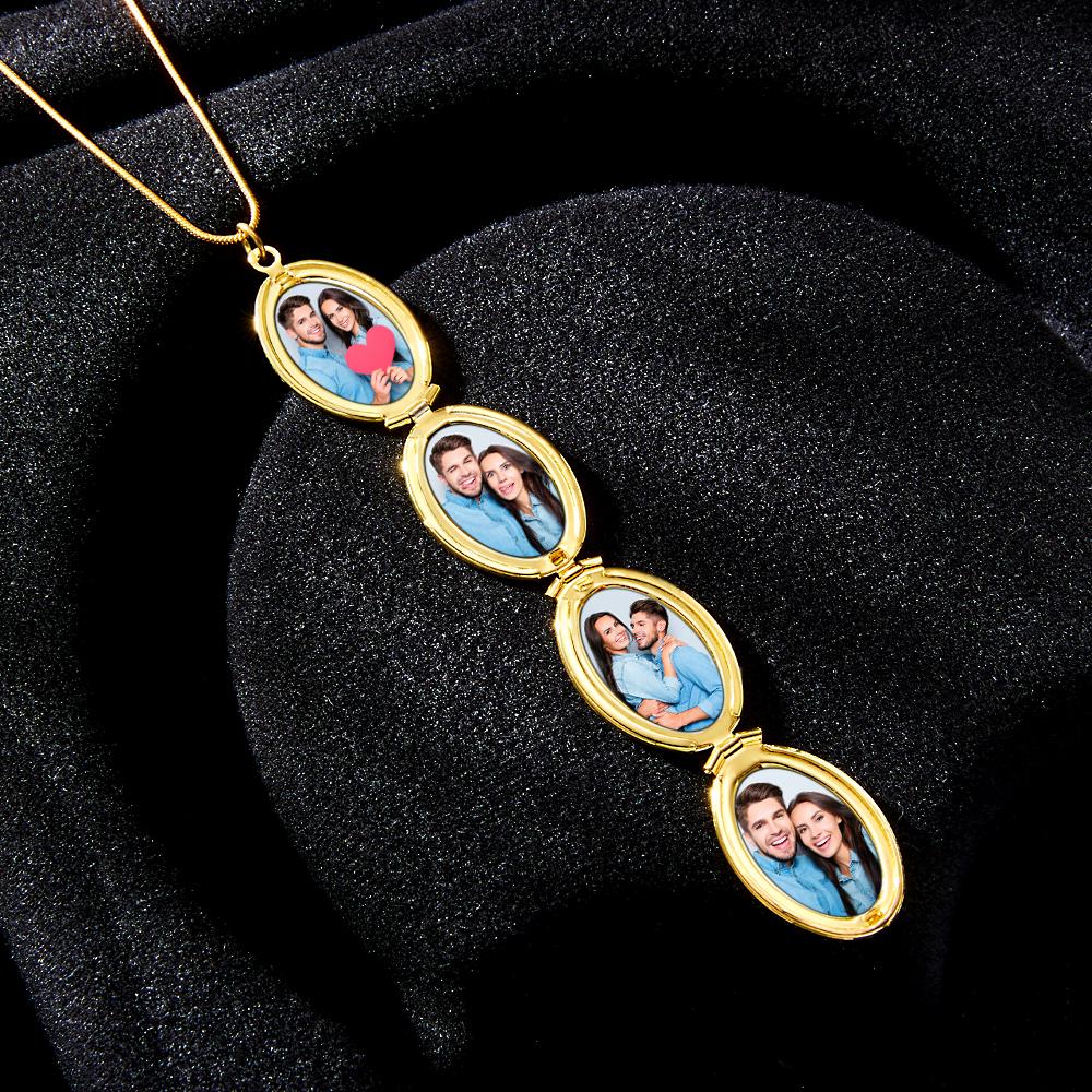 Oval Locket Pendant - Personalized Oval Locket Pendant