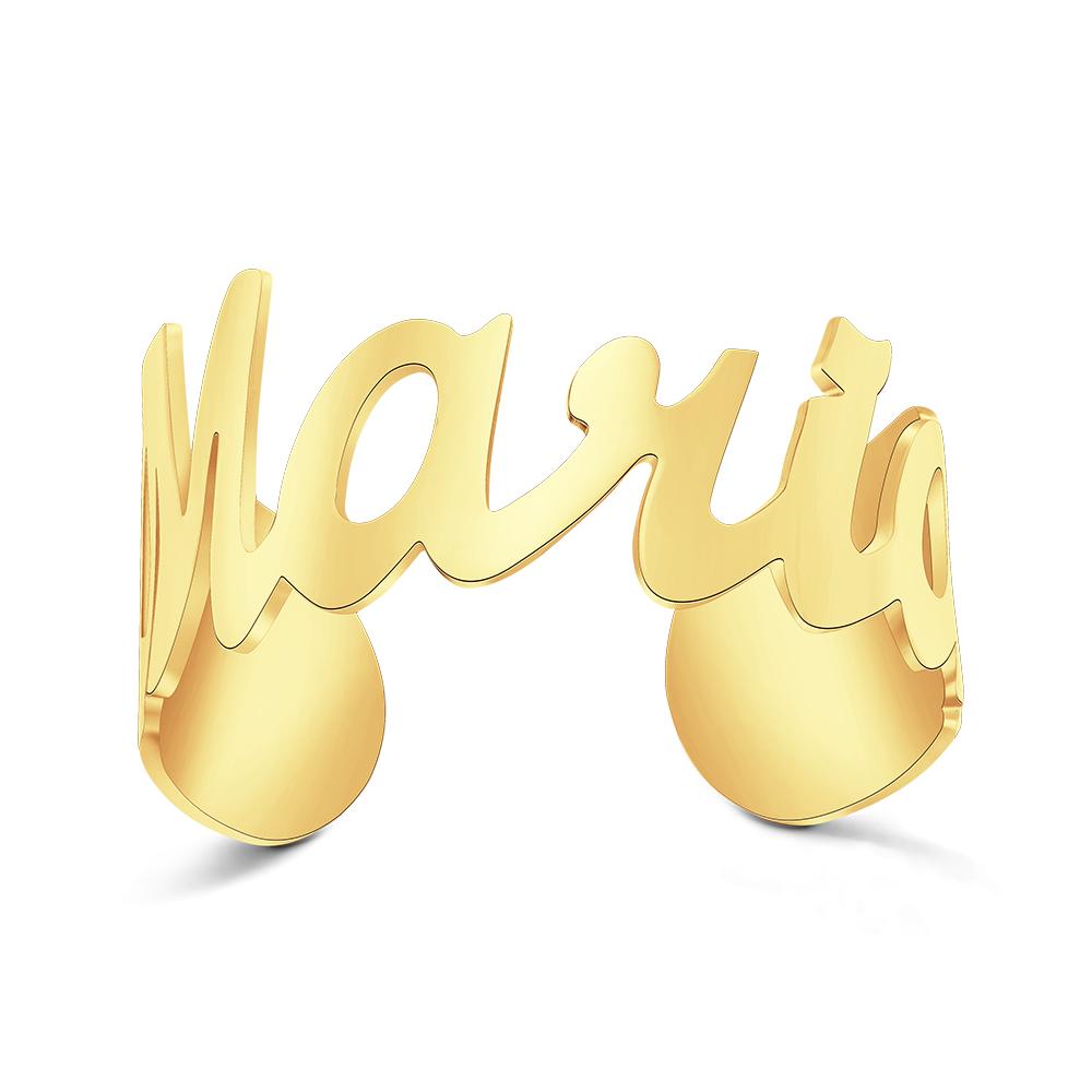 Unique Name - Personalized Name Wide Bracelet