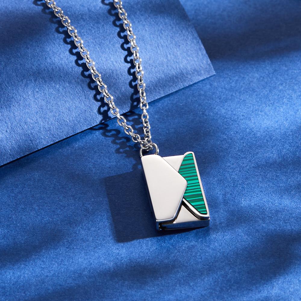 Love Letter - Personalized Couple Envelope Letter Necklace
