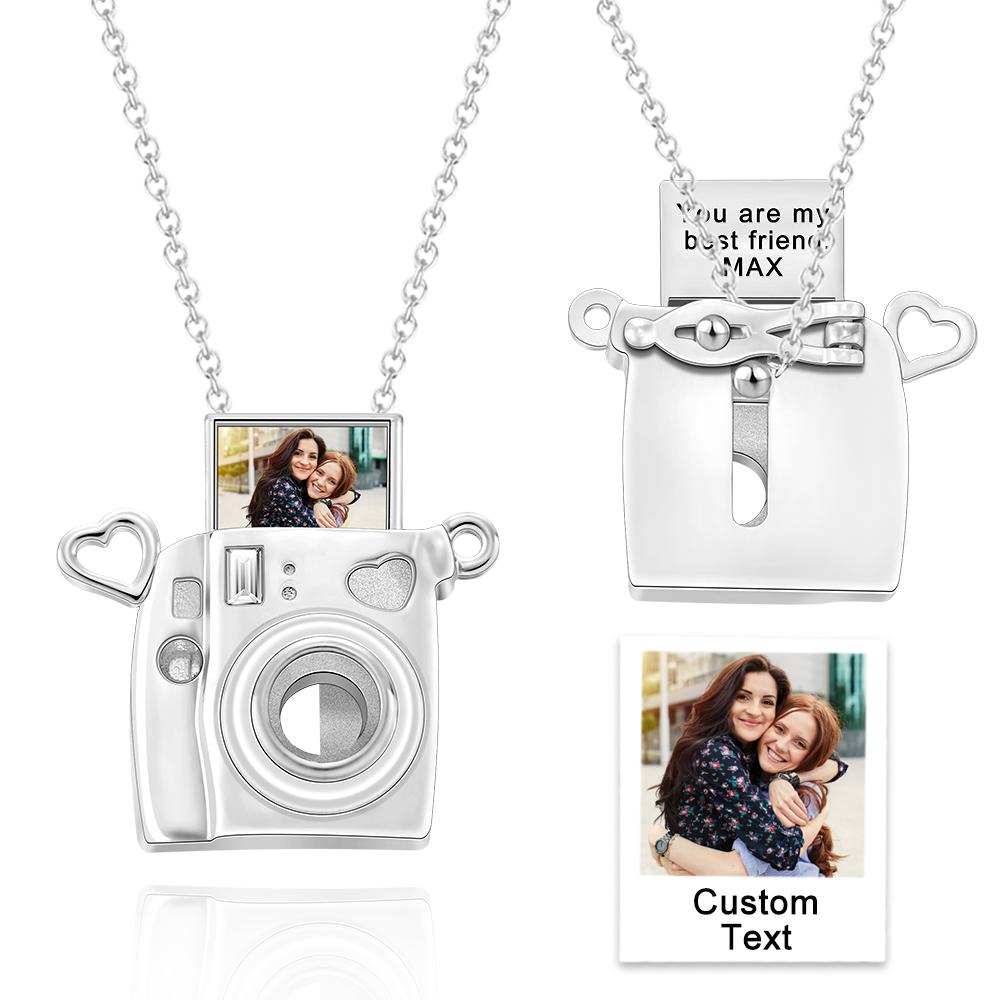 Personalized Photo Engraved Camera Pendant