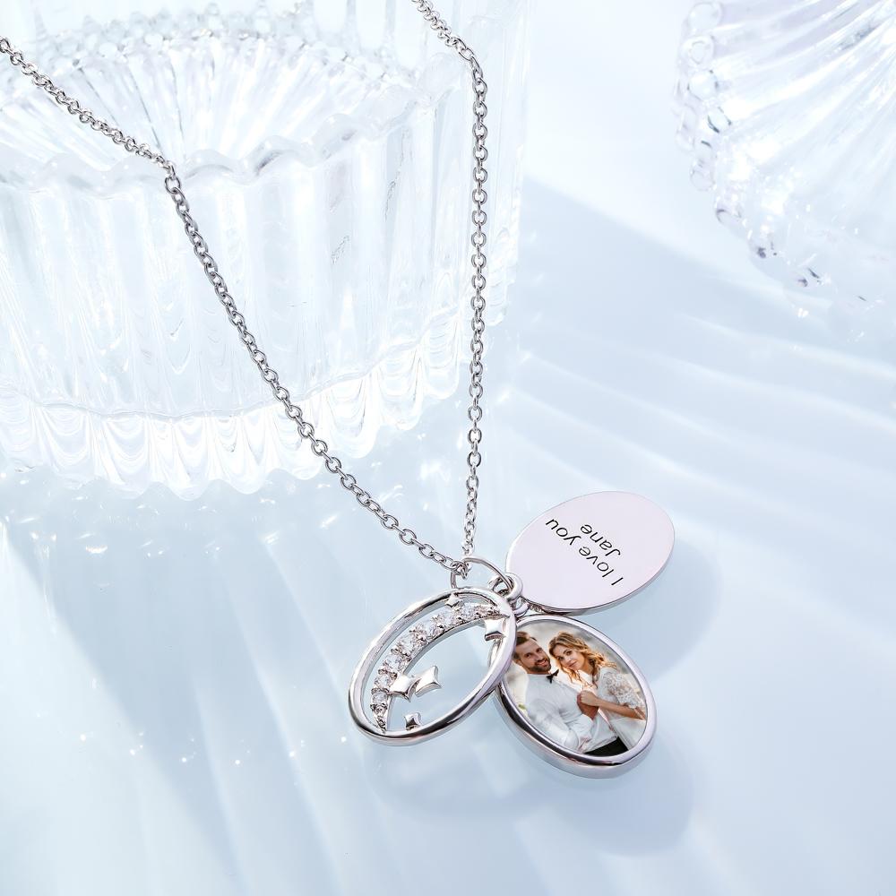 Personalized Engraved Multi-layer Star Rhinestone