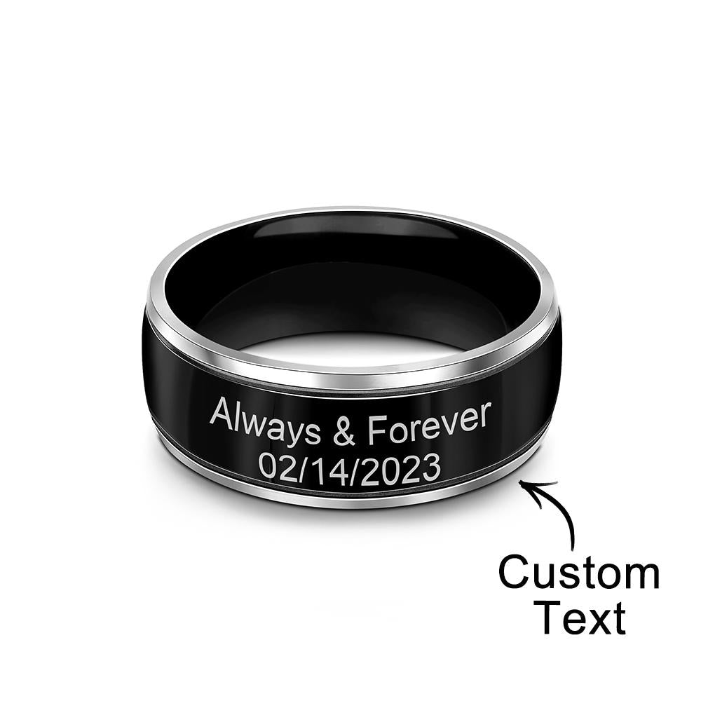Personalized Engraved Titanium Steel