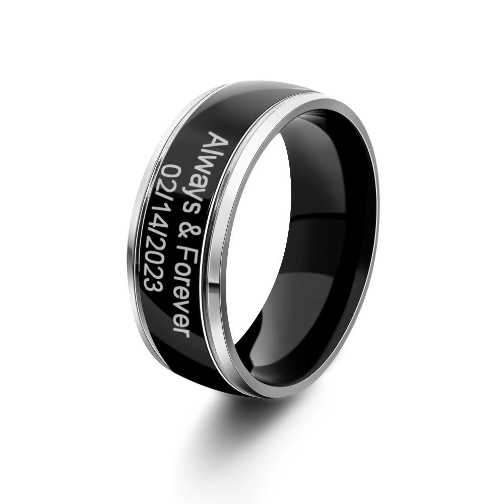Personalized Engraved Titanium Steel