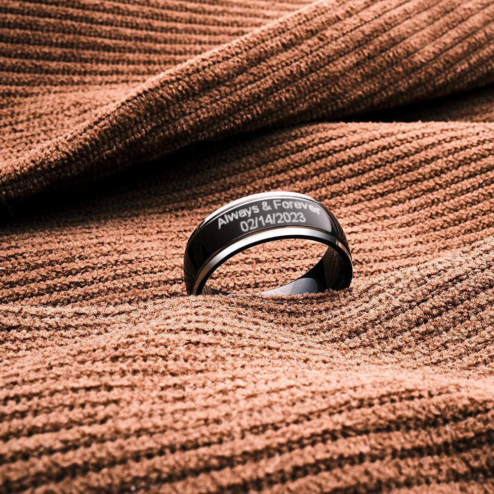 Personalized Engraved Titanium Steel