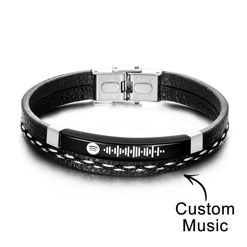 Personalized Scannable Spotify Code Music Bracelet