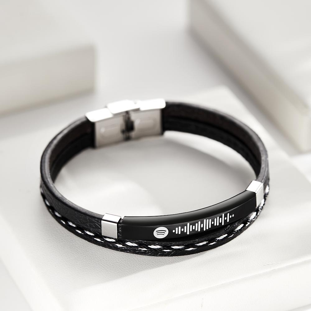 Personalized Scannable Spotify Code Music Bracelet