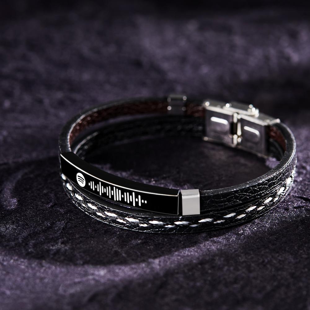 Personalized Scannable Spotify Code Music Bracelet