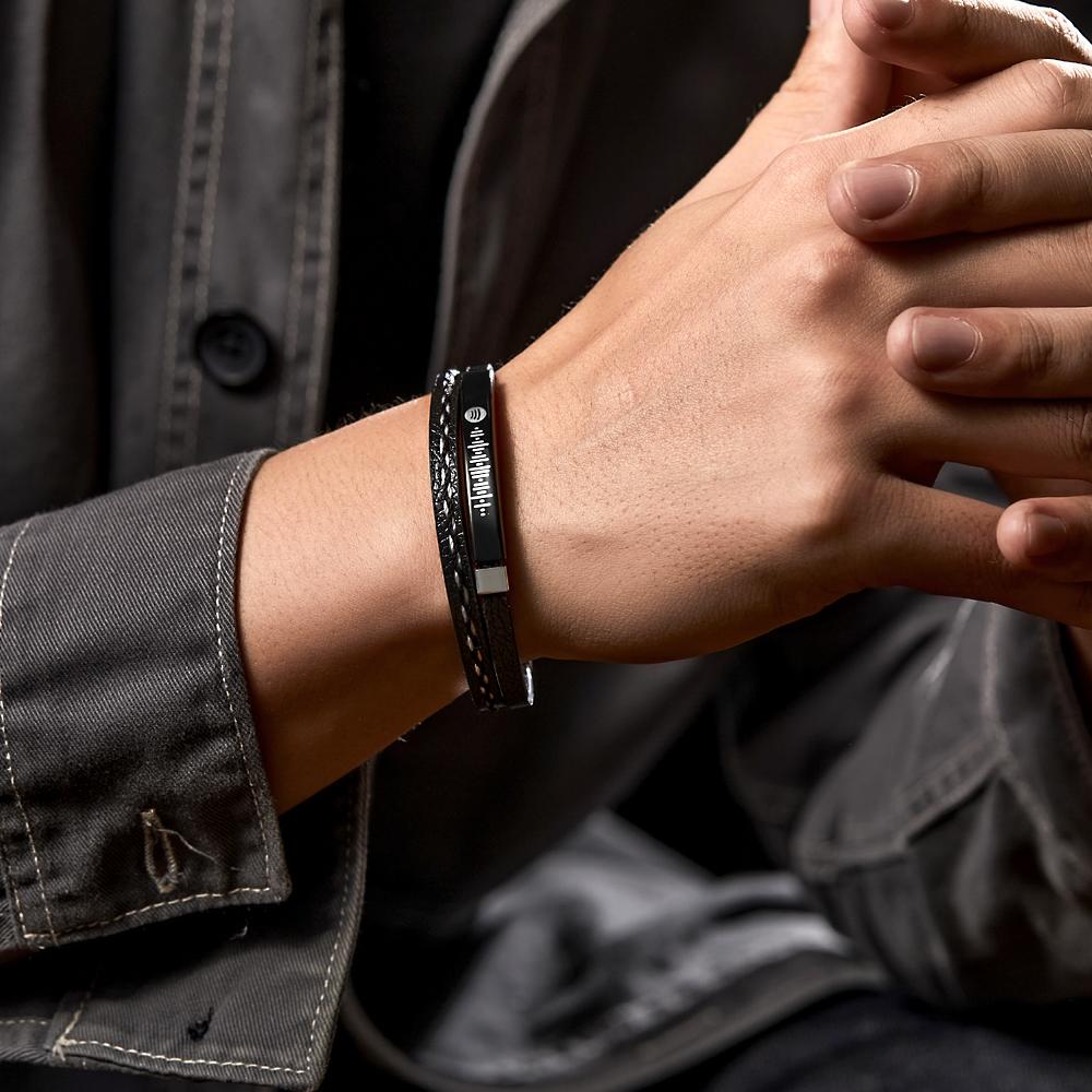 Personalized Scannable Spotify Code Music Bracelet