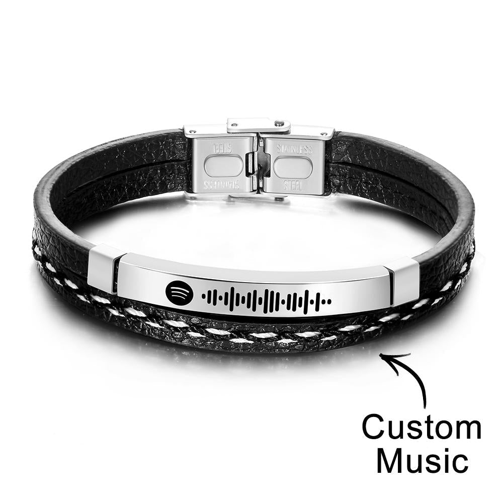 Personalized Scannable Spotify Code Music Bracelet