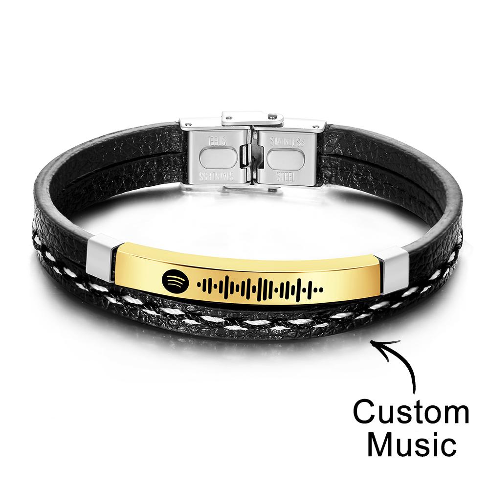 Personalized Scannable Spotify Code Music Bracelet