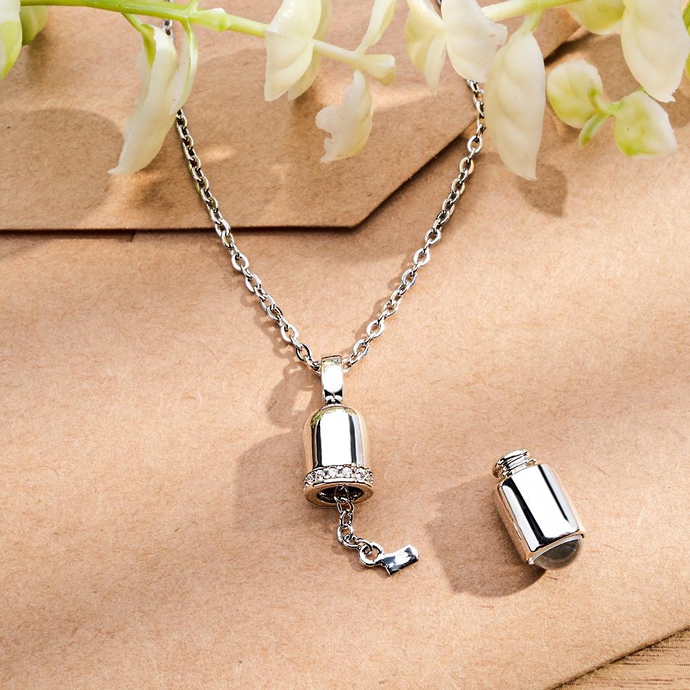 Personalized Creative Pill Projection Charm
