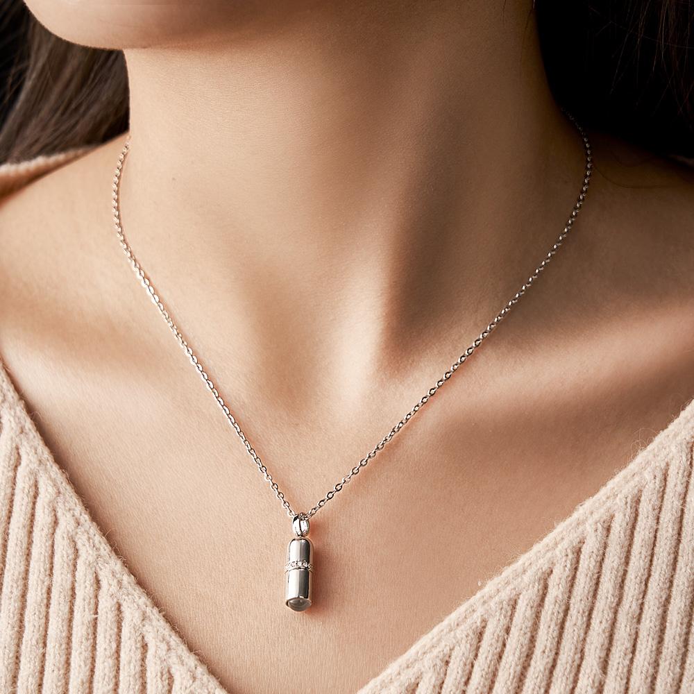 Personalized Creative Pill Projection Charm