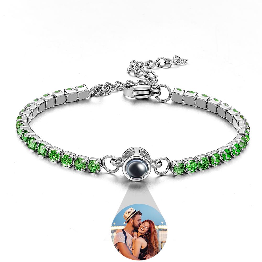 Personalized Diamonds Photo Projection Charm