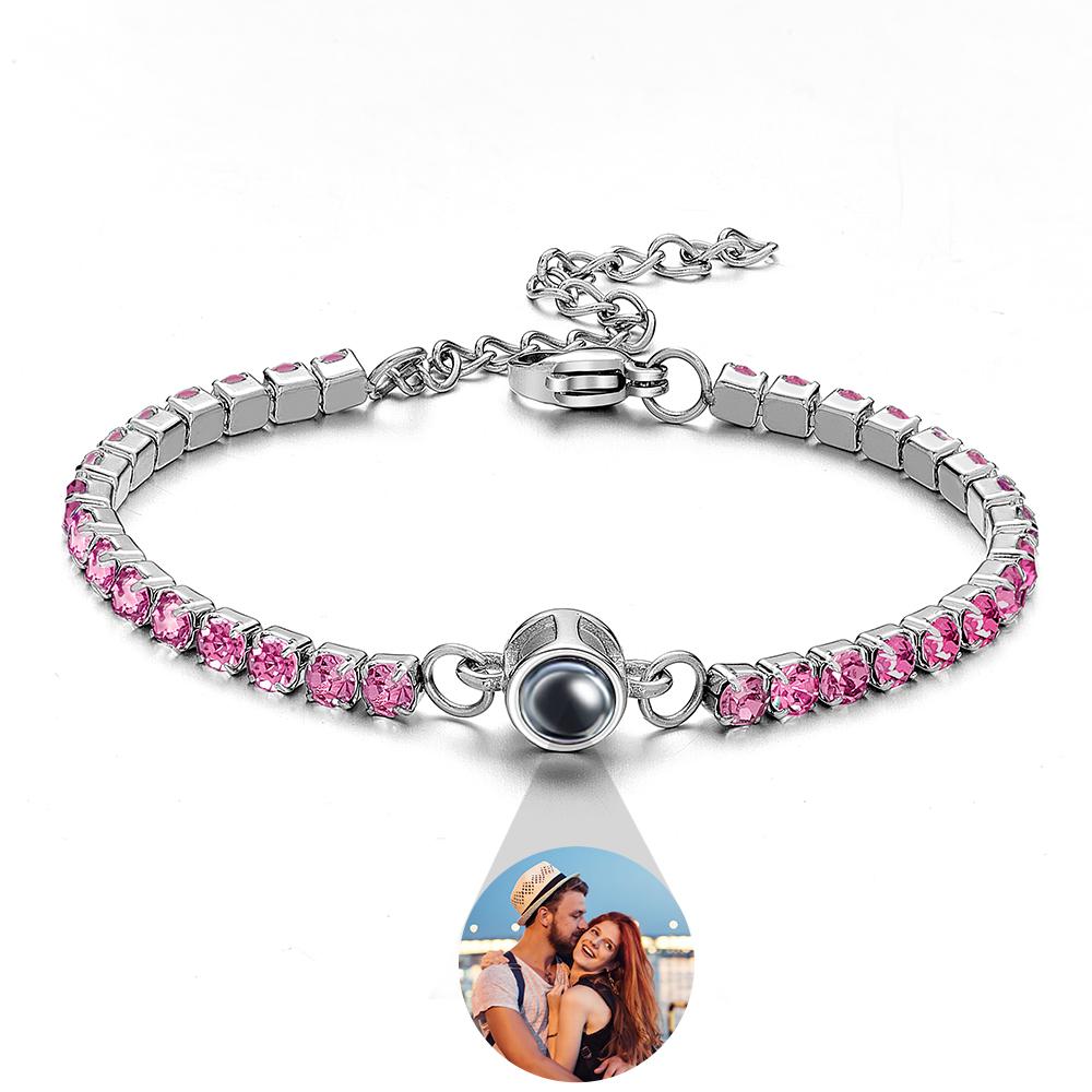 Personalized Diamonds Photo Projection Charm