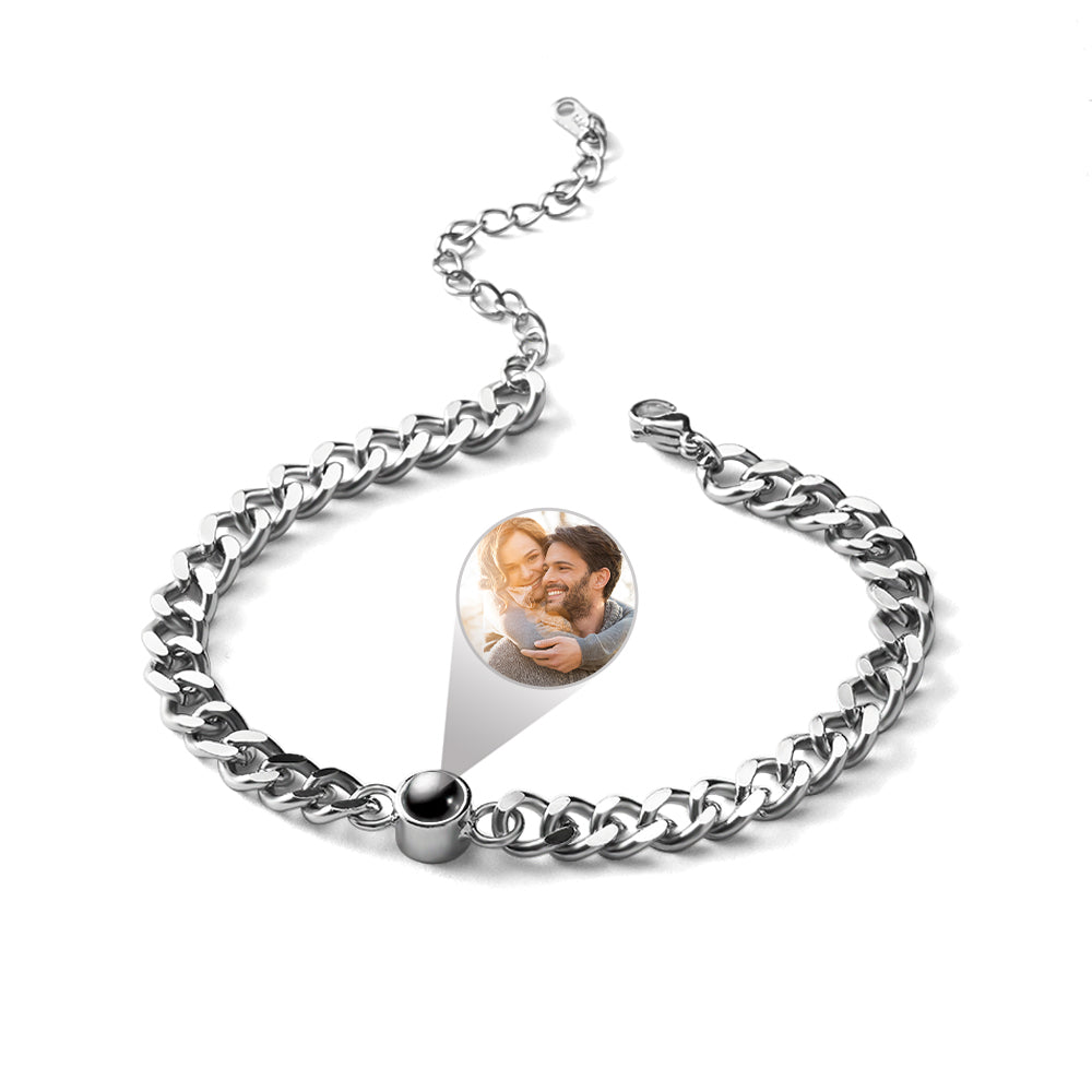 Personalized Vintage Photo Projection Charm