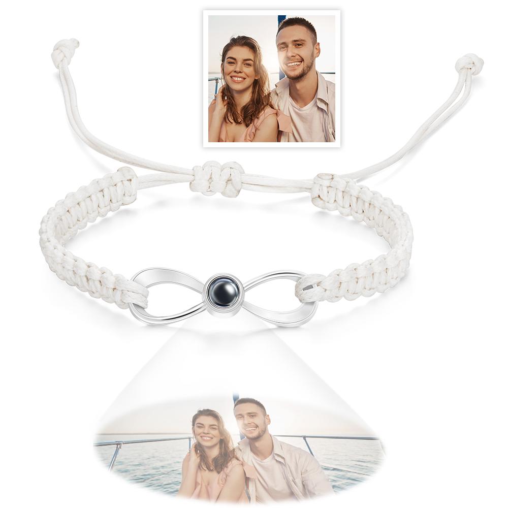Personalized Infinity Projection Photo Charm