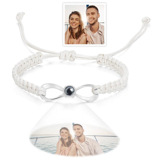 Personalized Infinity Projection Photo Charm