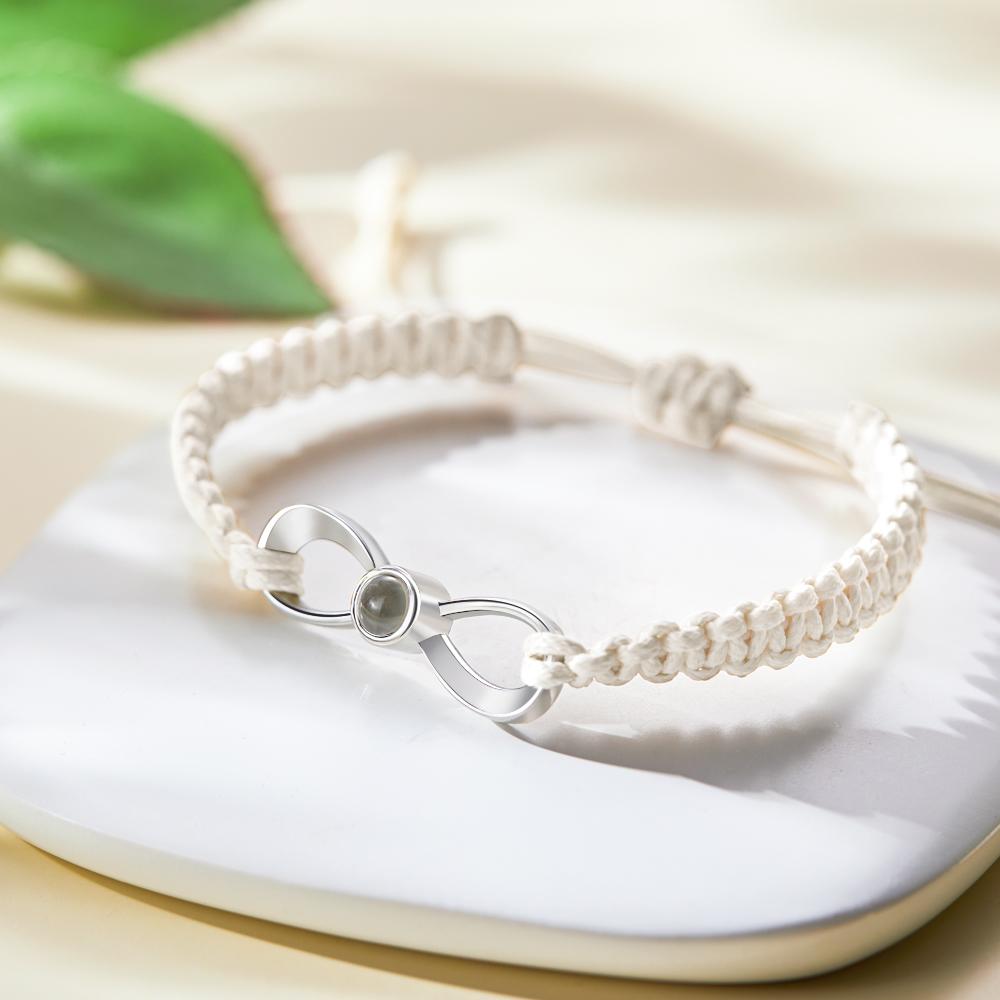 Personalized Infinity Projection Photo Charm