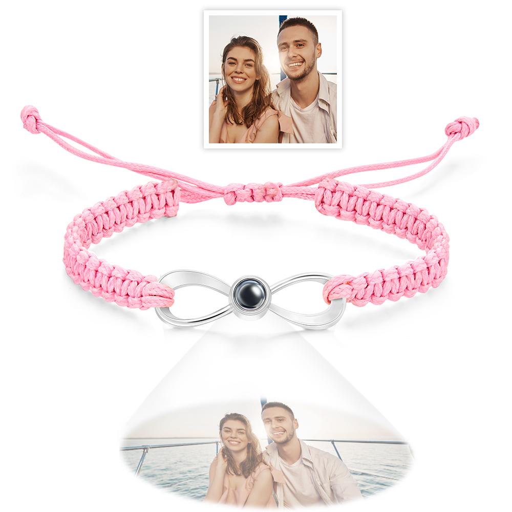 Personalized Infinity Projection Photo Charm