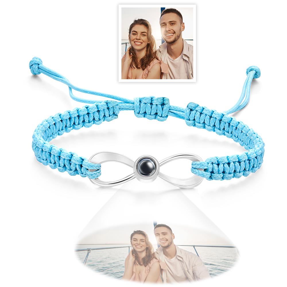 Personalized Infinity Projection Photo Charm