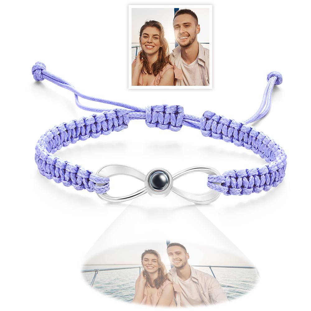 Personalized Infinity Projection Photo Charm